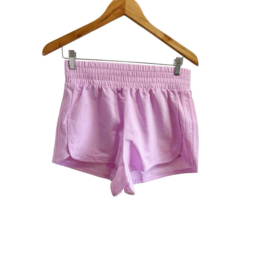 Adidas Light Purple Women's Athletic Shorts